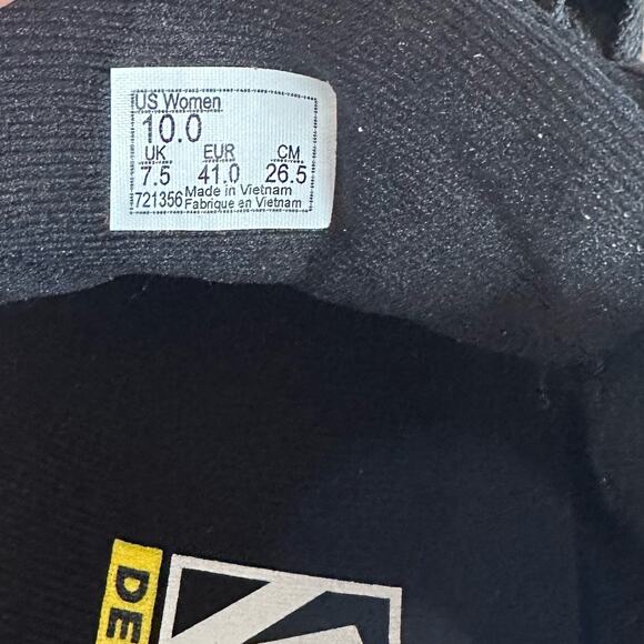 Vans Womens 10 Ward Deluxe Leather Leopard Pink - Picture 4 of 6